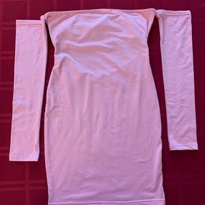 Spandex stretchy pink shirt/dress